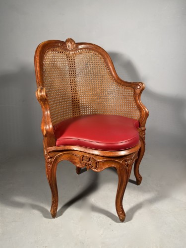 Fauteuil de bureau par Jean Boucault, Paris époque Louis XV - Franck Baptiste Paris