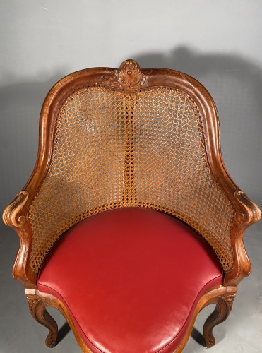 Antiquités - Fine 18th Armchair by Jean Boucault, Paris Louis XV