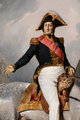 Le duc d’Orléans devant l’hôtel de ville de Paris, en 1830 par Eugène Devéria - Franck Baptiste Paris