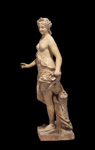 Louis-Philippe - Statue de Flore en terre cuite d’après Frémin, 19e siècle