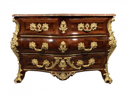 Regency commode with fauna masks by Mondon