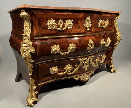 Furniture  - Regency commode with fauna masks by Mondon