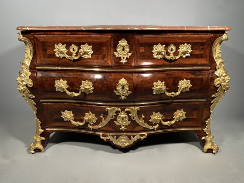 18th century - Regency commode with fauna masks by Mondon