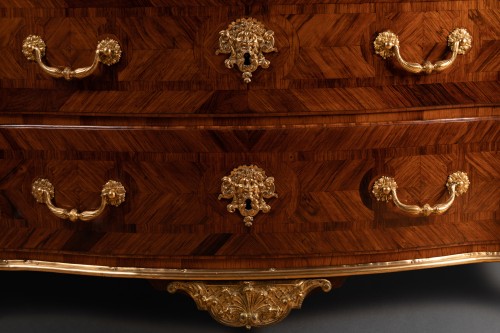 Commode de parquet par François Lieutaud, Paris vers 1710 - Louis XIV