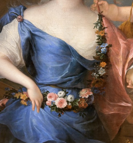 XVIIe siècle - Portrait de la Duchesse de Luynes par Pierre Gobert vers 1710