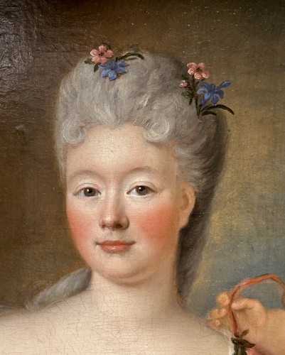 Antiquités - Portrait of the Duchess of Luynes by Pierre Gobert around 1710