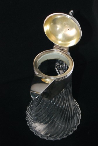 Antiquités - LEITÃO &amp; IRMÃO - Art Deco silver and crystal decanter