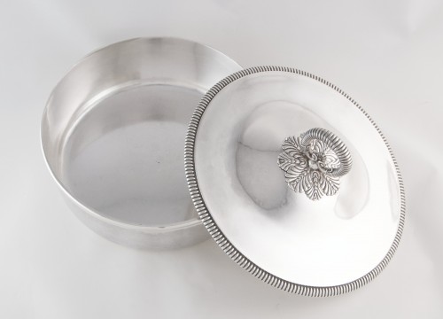 Odiot - Covered dish in sterling silver, Paris 1865-1894 - silverware & tableware Style 
