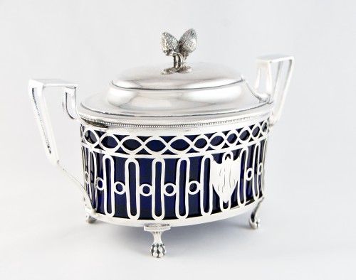 Antique Silver  - Silver sugar bowl, LESOT de LA PANNETERIE Paris circa 1797-1798 