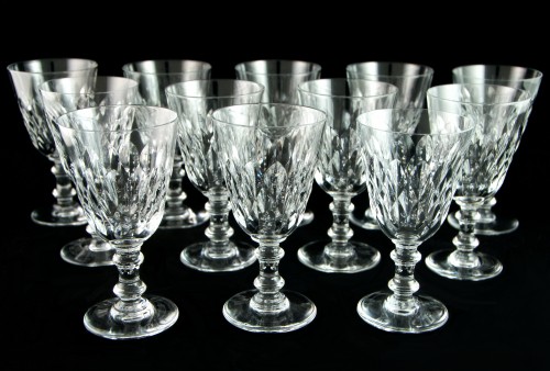 Baccarat – Cut Crystal Service of 61 Pieces, Armagnac Pattern - Glass & Crystal Style 