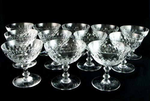 Baccarat – Cut Crystal Service of 61 Pieces, Armagnac Pattern - 