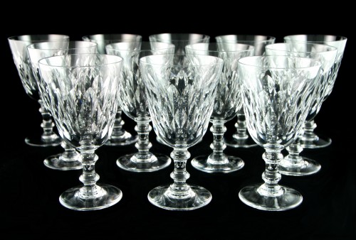 Antiquités - Baccarat – Cut Crystal Service of 61 Pieces, Armagnac Pattern