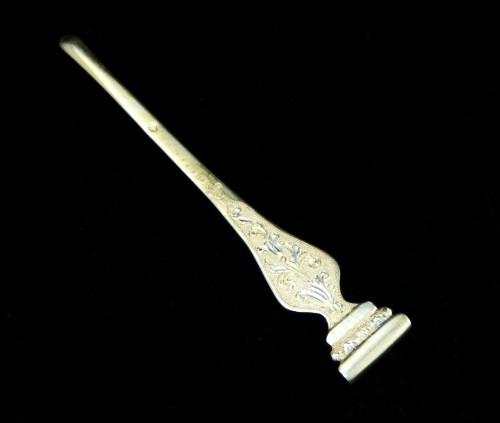 Paris, 1717–1722 – Vermeil Tongue Scraper and Ear Picker, Régence Period - Curiosities Style French Regence