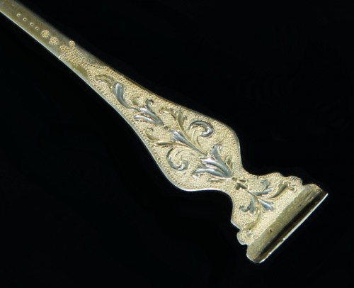Paris, 1717–1722 – Vermeil Tongue Scraper and Ear Picker, Régence Period - 
