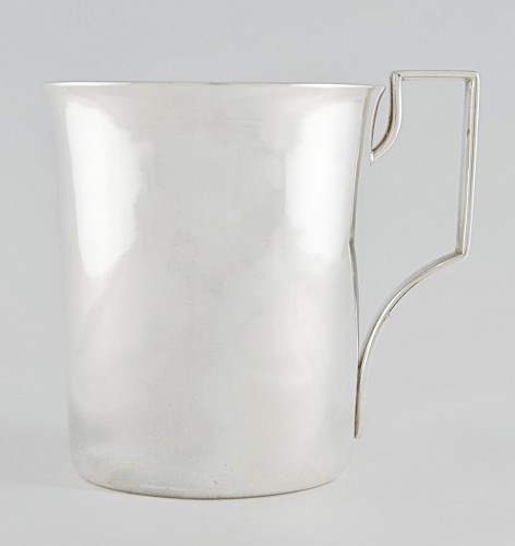 Argenterie et Arts de la table  - Paris 1798-1809 – Grande timbale d'officier à anse en argent 1er coq par L.J. BERGER