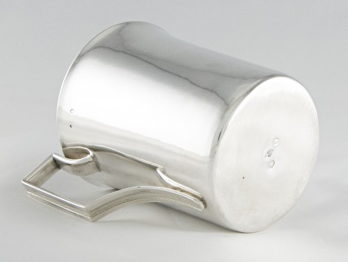 Paris 1798-1809 – Grande timbale d'officier à anse en argent 1er coq par L.J. BERGER - Empire