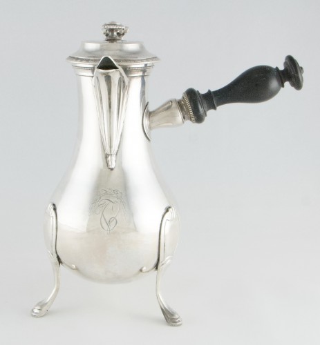 silverware & tableware  - Paris 1798 to 1809 Late 18th century solid silver coffee pot by JPN BIBRON