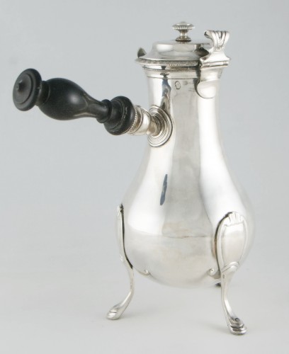 18th century - Paris 1798 to 1809 Late 18th century solid silver coffee pot by JPN BIBRON