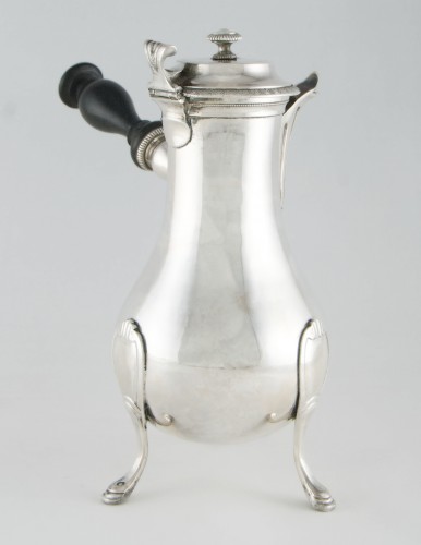 Directoire - Paris 1798 to 1809 Late 18th century solid silver coffee pot by JPN BIBRON