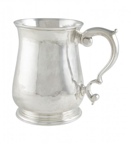 Mug George II en argent massif par Richard BAYLEY, Londres 1738
