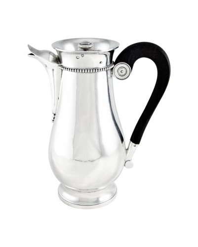 Cafetière en argent d’époque Empire par Jean-Baptiste-Simon LEFRANC, Paris, 1809-1819
