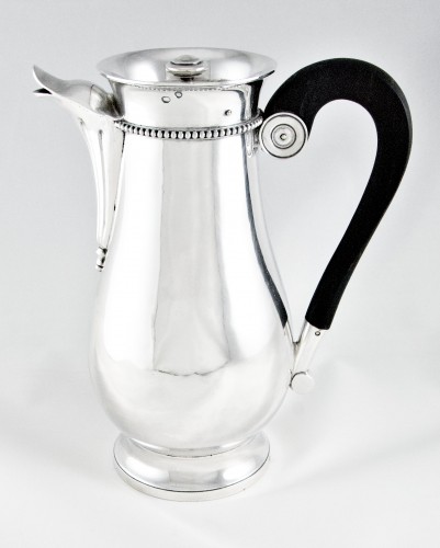 Empire Period Sterling Silver Coffee Pot By J.B.S. LEFRANC, Paris, 1809–181 - silverware & tableware Style Empire
