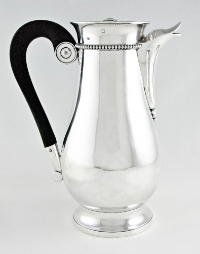 Empire - Empire Period Sterling Silver Coffee Pot By J.B.S. LEFRANC, Paris, 1809–181