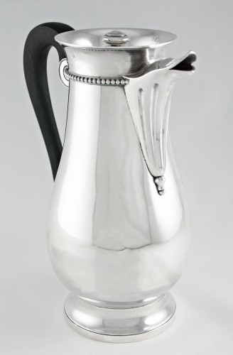 Antiquités - Empire Period Sterling Silver Coffee Pot By J.B.S. LEFRANC, Paris, 1809–181
