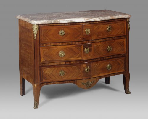 18th century Transition period commode stamped LARDIN - Furniture Style Transition