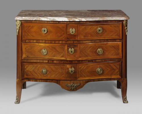 18th century Transition period commode stamped LARDIN - 