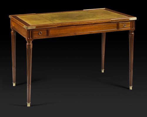 Furniture  - Louis XVI period game table, called &quot;tric trac&quot;, stamped by Fidelys SCHEY