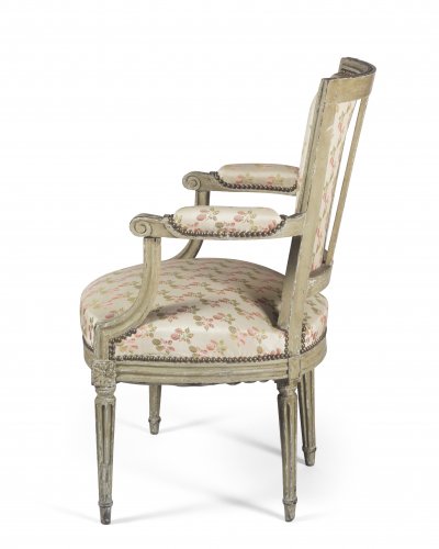 Paire of armchairs, France, Louis XVI period - Louis XVI