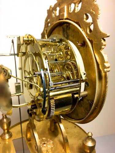 Horlogerie Pendule - Pendule squelette époque Directoire