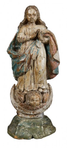 Virgin of the Assumption, Spain or Portugal, 17th century