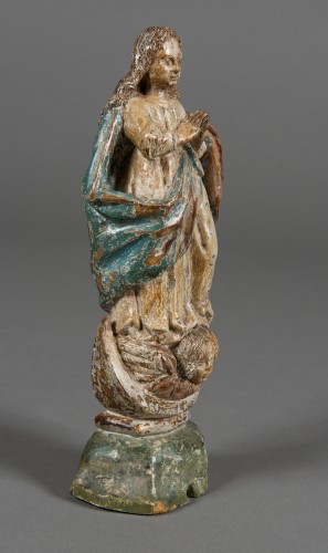 Sculpture  - Virgin of the Assumption, Spain or Portugal, 17th century