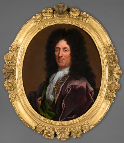 Portrait d'homme - École française d'époque Louis XIV, entourage de Hyacinthe RIGAUD - Baptiste Jamez