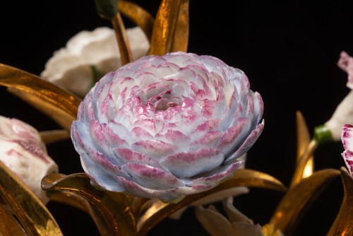 Decorative Objects  - Sèvres, bouquet of porcelain flowers