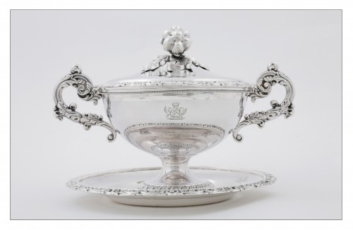 Silver drageoir by Veyrat, Paris 1832-1840, Louis-Philippe period - 