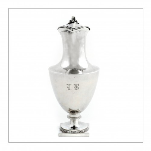 silverware & tableware  - Travel ewer in solid silver by L.-J. Milleraud-Bouty, Paris, 18th century