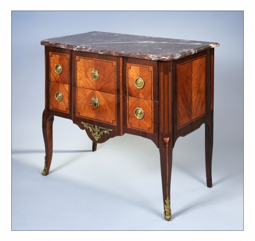 Furniture  - Transition Commode stamped J. P. LETELLIER, Paris, 18th century