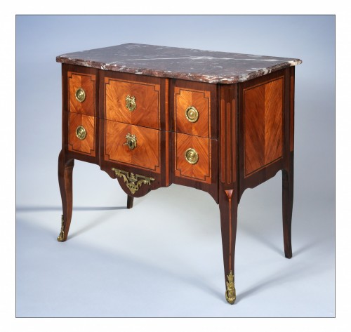 Mobilier Commode - Commode Transition estampillée J. P. LETELLIER, Paris, époque XVIIIe