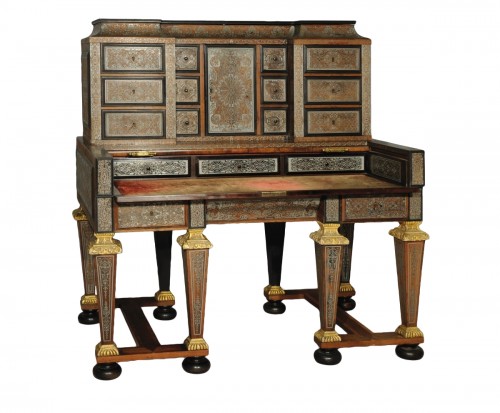 Bureau à gradin after a model by André-Charles Boulle, Paris, 19th century