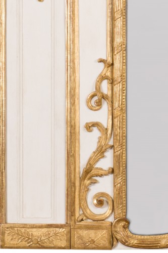 XVIIIe siècle - Important trumeau miroir Régence, époque XVIIIe