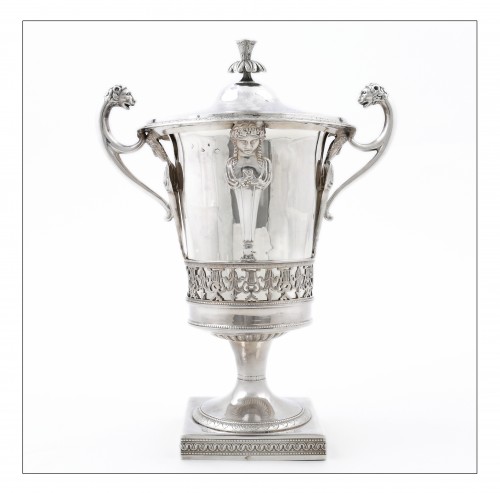 Jean-Pierre Bibron - Empire drageoir in sterling silver - Antique Silver Style Empire