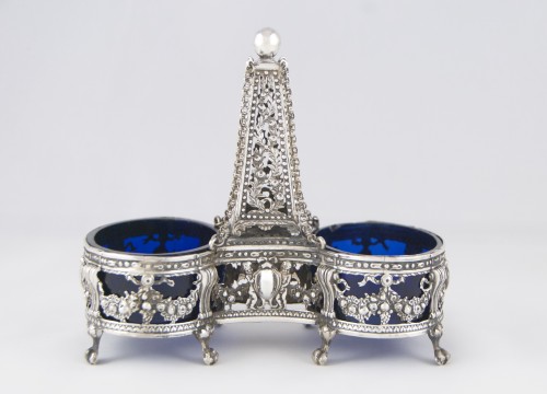 Antique Silver  - Charpenat J.-P., Supplier of the Crown - Pair of salt cellars, Paris 1783