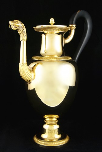 Odiot - Vermeil tea or coffee pot, Paris 1826-1838 - 