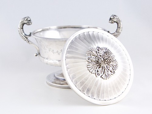 Antique Silver  - Pierre Chauvin - Covered cup, Paris 1798-1809, sterling silver