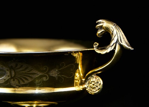 18th century - Silver-gilt Griffins cup from Directoire Consulat, Paris 1798-1809