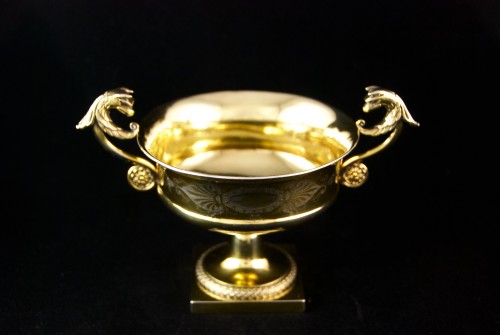 Directoire - Silver-gilt Griffins cup from Directoire Consulat, Paris 1798-1809