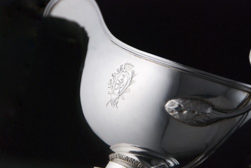 Saucière casque en argent massif 1819-1838 - Baptiste Jamez